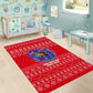 Tunisia Christmas Area Rug Desert Camel Crescent Snowflake Pattern - African Pride