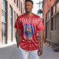 Tunisia Christmas Baseball Jersey Desert Camel Crescent Snowflake Pattern - African Pride