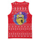 Tunisia Christmas Basketball Jersey Desert Camel Crescent Snowflake Pattern - African Pride