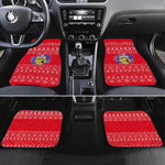 Tunisia Christmas Car Mats Desert Camel Crescent Snowflake Pattern - African Pride