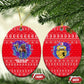 Tunisia Christmas Ceramic Ornament Desert Camel Crescent Snowflake Pattern - African Pride