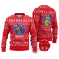 Tunisia Christmas Ugly Christmas Sweater Desert Camel Crescent Snowflake Pattern - African Pride