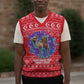 Tunisia Christmas Knitted V-Neck Vest Desert Camel Crescent Snowflake Pattern - African Pride