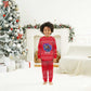 Tunisia Christmas Pajama Set Desert Camel Crescent Snowflake Pattern - African Pride