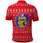 Tunisia Christmas Polo Shirt Desert Camel Crescent Snowflake Pattern - African Pride