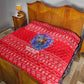 Tunisia Christmas Quilt Desert Camel Crescent Snowflake Pattern - African Pride