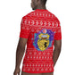 Tunisia Christmas Rugby Jersey Desert Camel Crescent Snowflake Pattern - African Pride