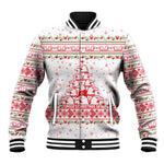 Tunisia Christmas Baseball Jacket Falcon Tree Snowflake and Festive Borders - African Pride