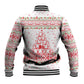 Tunisia Christmas Baseball Jacket Falcon Tree Snowflake and Festive Borders - African Pride