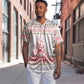 Tunisia Christmas Baseball Jersey Falcon Tree Snowflake and Festive Borders - African Pride