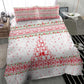 Tunisia Christmas Bedding Set Falcon Tree Snowflake and Festive Borders - African Pride