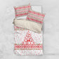 Tunisia Christmas Bedding Set Falcon Tree Snowflake and Festive Borders - African Pride