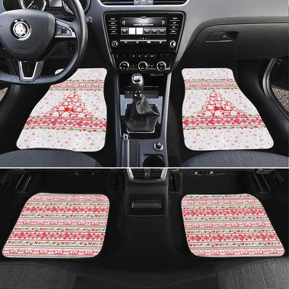 Tunisia Christmas Car Mats Falcon Tree Snowflake and Festive Borders - African Pride