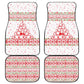Tunisia Christmas Car Mats Falcon Tree Snowflake and Festive Borders - African Pride