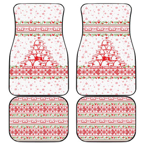Tunisia Christmas Car Mats Falcon Tree Snowflake and Festive Borders - African Pride