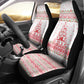 Tunisia Christmas Car Seat Cover Falcon Tree Snowflake and Festive Borders - African Pride