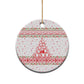 Tunisia Christmas Ceramic Ornament Falcon Tree Snowflake and Festive Borders - African Pride