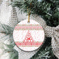 Tunisia Christmas Ceramic Ornament Falcon Tree Snowflake and Festive Borders - African Pride