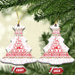 Tunisia Christmas Ceramic Ornament Falcon Tree Snowflake and Festive Borders - African Pride