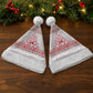 Tunisia Christmas Santa Hat Falcon Tree Snowflake and Festive Borders - African Pride