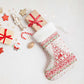 Tunisia Christmas Stocking Falcon Tree Snowflake and Festive Borders - African Pride