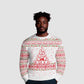 Tunisia Christmas Ugly Christmas Sweater Falcon Tree Snowflake and Festive Borders - African Pride