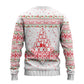 Tunisia Christmas Ugly Christmas Sweater Falcon Tree Snowflake and Festive Borders - African Pride