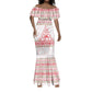 Tunisia Christmas Mermaid Dress Falcon Tree Snowflake and Festive Borders - African Pride