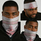 Tunisia Christmas Neck Gaiter Falcon Tree Snowflake and Festive Borders - African Pride