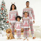 Tunisia Christmas Pajama Set Falcon Tree Snowflake and Festive Borders - African Pride