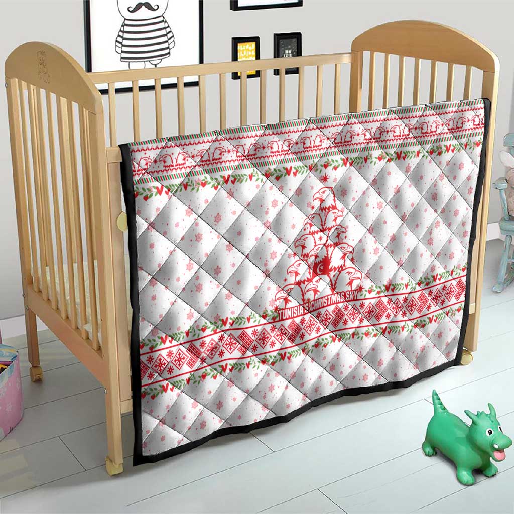 Tunisia Christmas Quilt Falcon Tree Snowflake and Festive Borders - African Pride