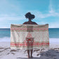 Tunisia Christmas Sarong Falcon Tree Snowflake and Festive Borders - African Pride