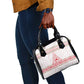 Tunisia Christmas Shoulder Handbag Falcon Tree Snowflake and Festive Borders - African Pride