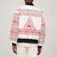 Tunisia Christmas Sleeve Zip Bomber Jacket Falcon Tree Snowflake and Festive Borders - African Pride