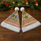 South Sudan Christmas Santa Hat Beige Tribal Pattern, National Emblem, and Green Star Motif - African Pride
