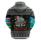 South Sudan Christmas Hoodie National Map Flag Colors and Sleeping Rhino Motif - African Pride