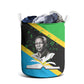 Julius Nyerere Laundry Basket Education is a Way of Fighting Poverty Quote and Tanzanian Flag Alphabet - African Pride