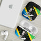 Julius Nyerere AirPods Case Education is a Way of Fighting Poverty Quote and Tanzanian Flag Alphabet - African Pride