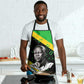 Julius Nyerere Apron Education is a Way of Fighting Poverty Quote and Tanzanian Flag Alphabet - African Pride