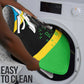 Julius Nyerere Bathroom Set Education is a Way of Fighting Poverty Quote and Tanzanian Flag Alphabet - African Pride