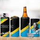 Julius Nyerere 4 in 1 Can Cooler Tumbler Education is a Way of Fighting Poverty Quote and Tanzanian Flag Alphabet - African Pride