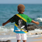 Julius Nyerere Kid Hawaiian Shirt Education is a Way of Fighting Poverty Quote and Tanzanian Flag Alphabet - African Pride