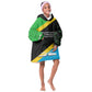 Julius Nyerere Kid Wearable Blanket Hoodie Education is a Way of Fighting Poverty Quote and Tanzanian Flag Alphabet - African Pride