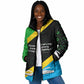 Julius Nyerere Padded Jacket Education is a Way of Fighting Poverty Quote and Tanzanian Flag Alphabet - African Pride
