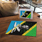 Julius Nyerere Puzzle Education is a Way of Fighting Poverty Quote and Tanzanian Flag Alphabet - African Pride
