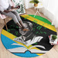 Julius Nyerere Round Carpet Education is a Way of Fighting Poverty Quote and Tanzanian Flag Alphabet - African Pride