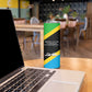 Julius Nyerere Skinny Tumbler Education is a Way of Fighting Poverty Quote and Tanzanian Flag Alphabet - African Pride