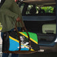 Julius Nyerere Travel Bag Education is a Way of Fighting Poverty Quote and Tanzanian Flag Alphabet - African Pride