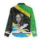 Julius Nyerere Women Casual Shirt Education is a Way of Fighting Poverty Quote and Tanzanian Flag Alphabet - African Pride