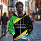 Julius Nyerere Zip Hoodie Education is a Way of Fighting Poverty Quote and Tanzanian Flag Alphabet - African Pride